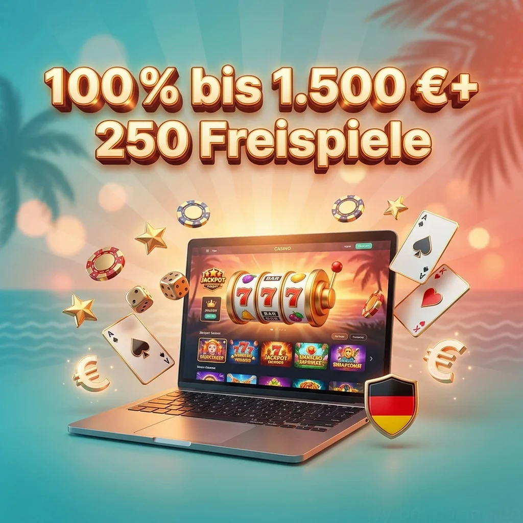 100% bis 1.500 €+ 250 Freispiele